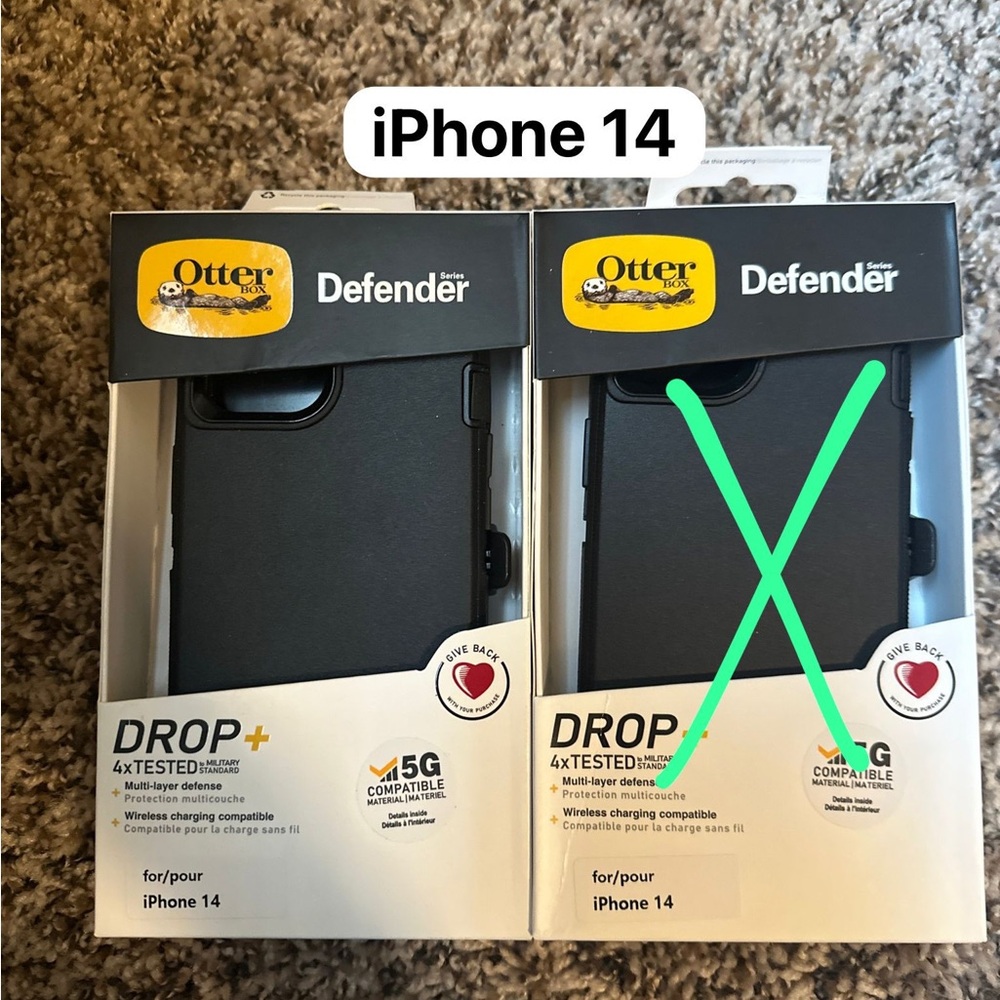 iPhone 14 Otterbox defender phone case